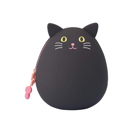 Lihit Lab A7783-3 Egg Pouch Big Black Cat