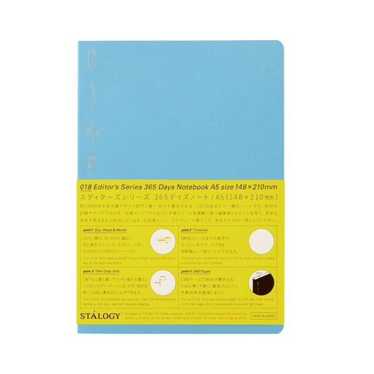 Nitoms STALOGY 365 - Day Notebook, bule