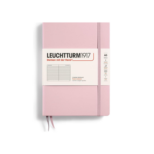 Leuchtturm Notebook A5 Horizontal Ruled Powder 361573