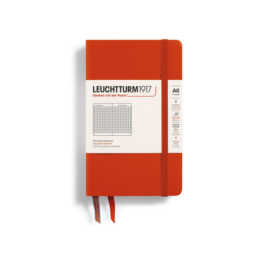 Leuchtturm Notebook A6 Square Fox Red 370296