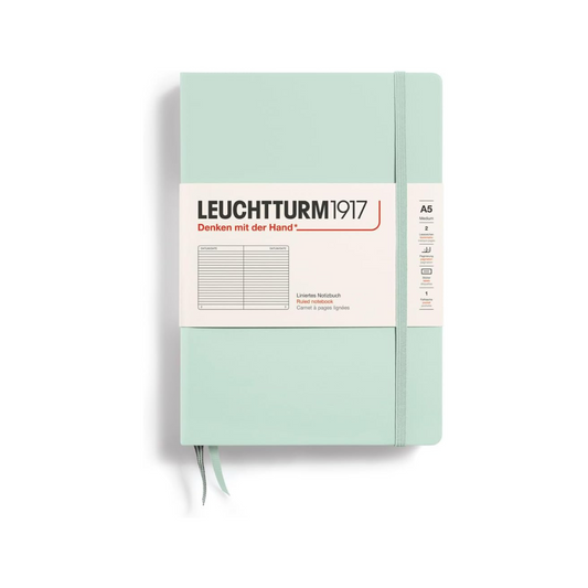 Leuchtturm Notebooks Mint Green Medium (A5) Horizontal Ruled 367260