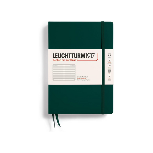 Leuchtturm Notebooks Forest Green Medium (A5) Horizontal Ruled 367256