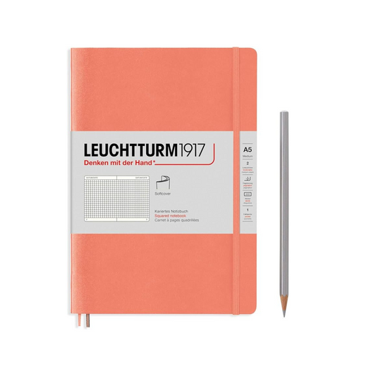 Leuchtturm 361595 Notebook, A5 Square, Soft Cover, Berini