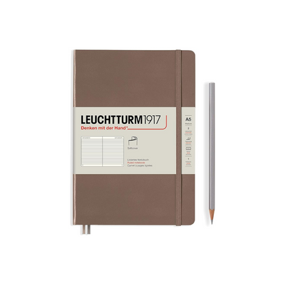 Leuchtturm 1917 Notebook A5 Horizontal Ruled Soft Cover Warm Earth 363412