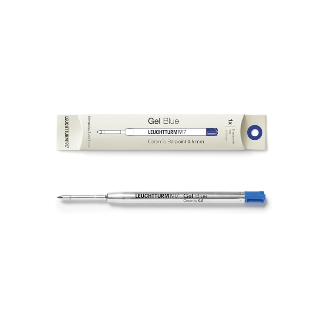 Leuchtturm Gel Ink Ballpoint Pen Refill 0.5mm Dreg Refill No.1 Blue 368526