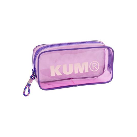Raymay  Fujii KM175PV Pencil Case, Pencil Case, Clear Pen Pouch, Pastel Purple