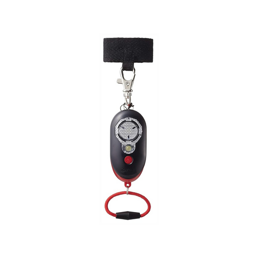 Raymay Fujii EBB257B Security Buzzer, Elementary School Student, Boys, Rechargeable, Waterproof, Safety Light, Picanal, Black
