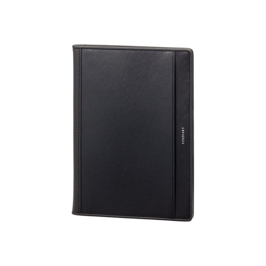 Raymei Fujii RFD2509B 2025 Monthly Notebook, Folder Diary, Monthly, Black, Begins in December 2024