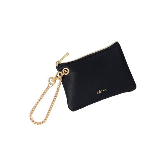Raymay Fujii NSK1218B Key Case, Pass Case, Nofesu, With Reel, Key & Pass Pouch, Structure Black
