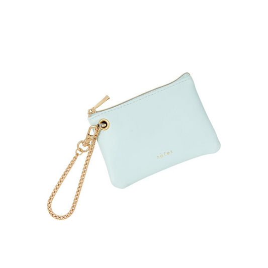 Raymay Fujii NSK1218A Key Case, Pass Case, Nofesu, With Reel, Key & Passport, Mint Blue