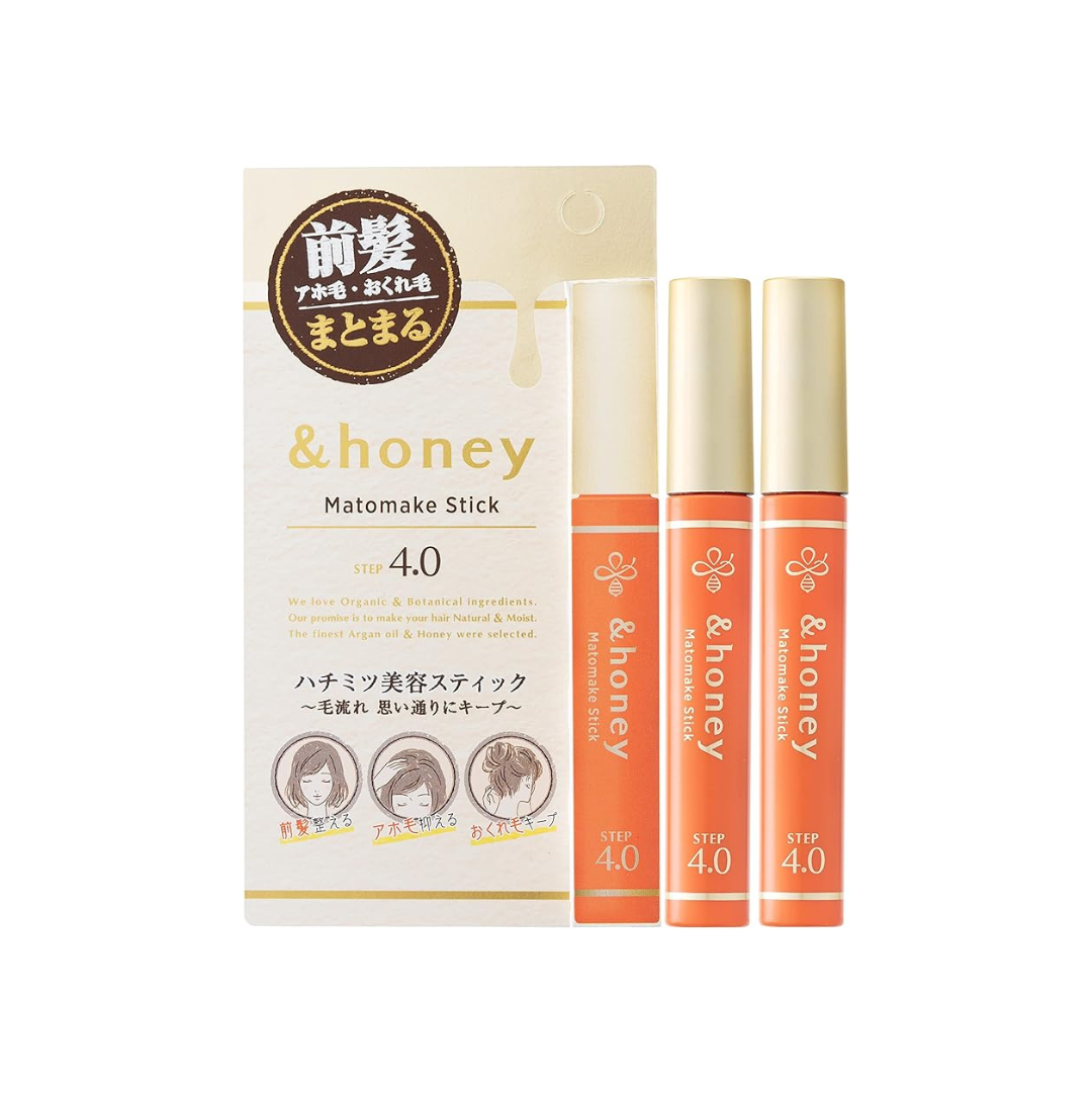 & Honey Mato Makeup Stick, Set of 3 [Ahoo Hair Mascara]
