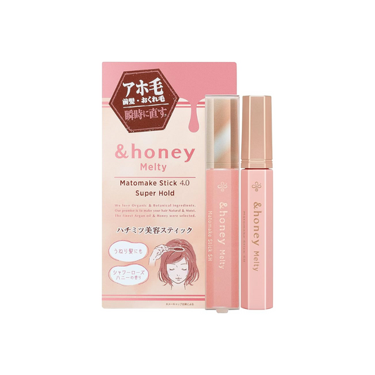 & Honey Mato Makeup Stick, Super Hold 2 Piece Set [Ahoo Hair Mascara]
