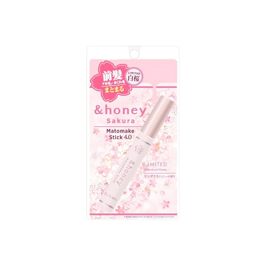 & Honey Matomake Stick Limited Sakura "White Cherry Blossom" 0.3 oz (9 g), Yaezakura Honey Fragrance (2024 Limited)