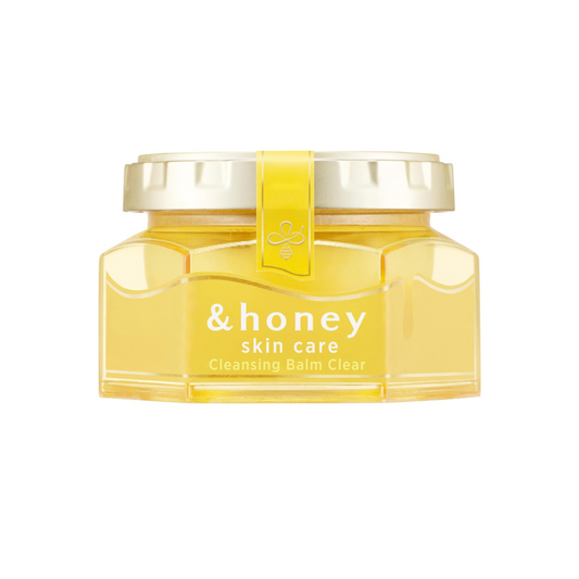 & Honey Cleansing Balm, Clear, 3.2 oz (90 g), Dropping and Moisturizing Your Skin Honey Beauty?Pore Care, For Refreshing and Clear Skin?" W Wash Necessary Eyelash Can Be Applied