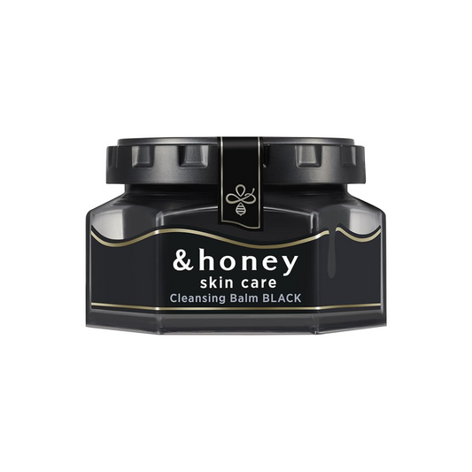& Honey Cleansing Balm, Black (Sebum Shine Care Type), 3.2 oz (90 g), Black Heads, Sebum Shine Off