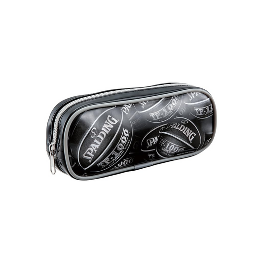 Raymay Fujii SPF130B Pen Case, Spalding Print Pen Case, Black