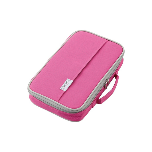 Raymay Fujii FSB185P Pencil Case, Large Capacity, Top Liner, BIG, Pink