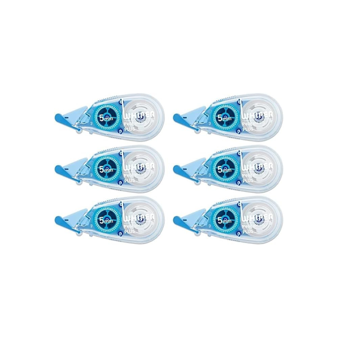 Plus Correction Tape Whitepatch 5mm WH-815-3P Blue Pack of 3 49-245 (x2)