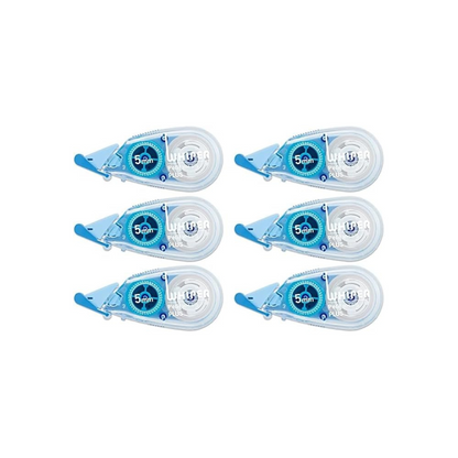 Plus Correction Tape Whitepatch 5mm WH-815-3P Blue Pack of 3 49-245 (x2)