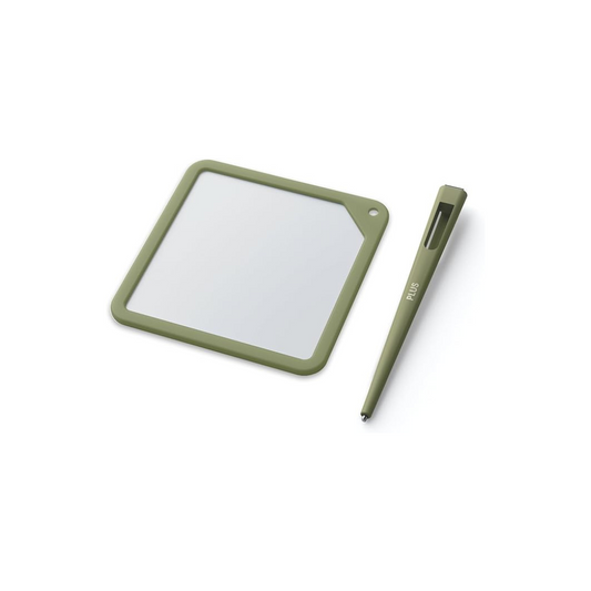 Plus Memo Pad, Notebook, Repeat, Eco Stationery, Business, Kaite Note, 35.4 x 35.4 inches (90 x 90 cm), Olive Green KM-0909A-GR 538-254