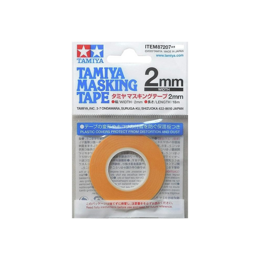 Tamiya 87207 Makeup Material Series No.207 Masking Tape 0.08 inch (2 mm) Tool for Plastic Models