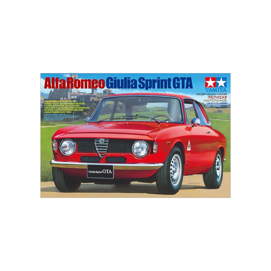 Tamiya 24188 1/24 Sports Car Series No.188 Alfa Romeo Julia Sprint GTA Plastic Model