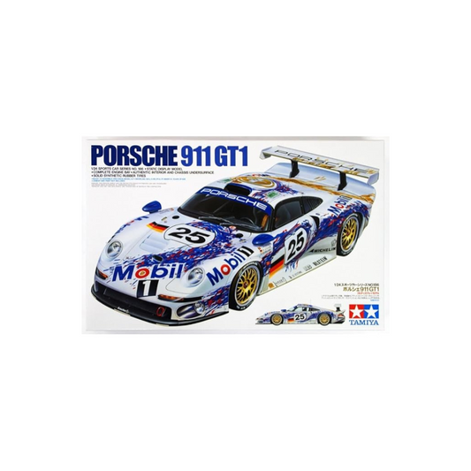 Tamiya 1/24 Sports Car Series No. 186 Porsche 911 GT1 Plastic Model 24186