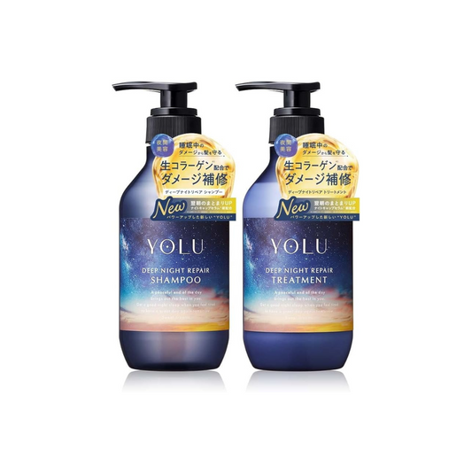 YOLU Shampoo Treatment Set, Deep Night Repair