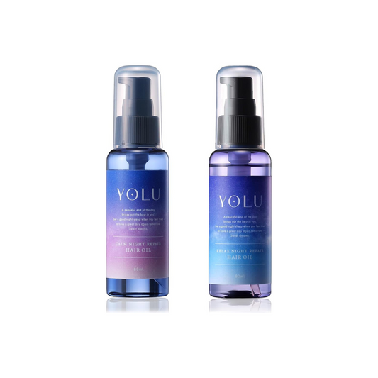 YOLU  Hair Oil 2 Piece Set Calm Night Repair + Relax Night Repair 80ml
