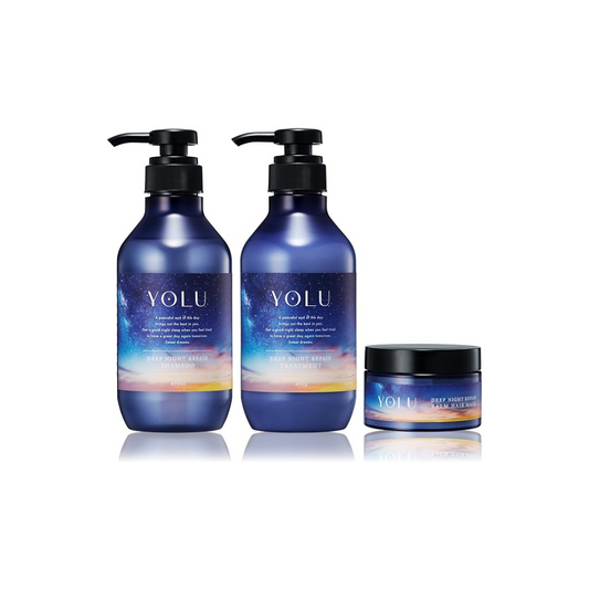 YOLU Yol | Shampoo Treatment Hair Mask, 3 Piece Set, Deep Night Repair