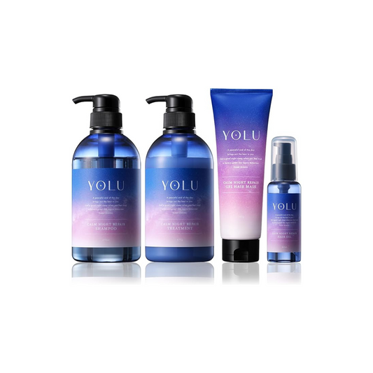 YOLU Yol | Shampoo Treatment Hair Mask Hair Oil 4 Piece Set Calm Night Repair Gift Set