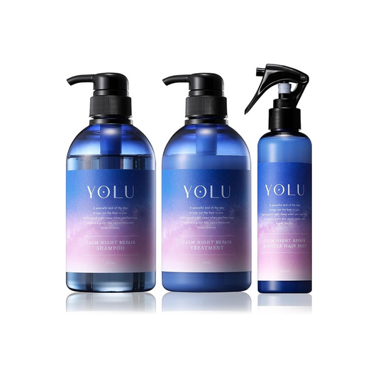 YOLU | Shampoo Treatment Hair Mist 3 Piece Set Calm Night Repair