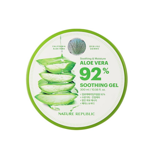 NATURE REPUBLIC Moisturizing Aloe Suding Gel 92% (1 piece)