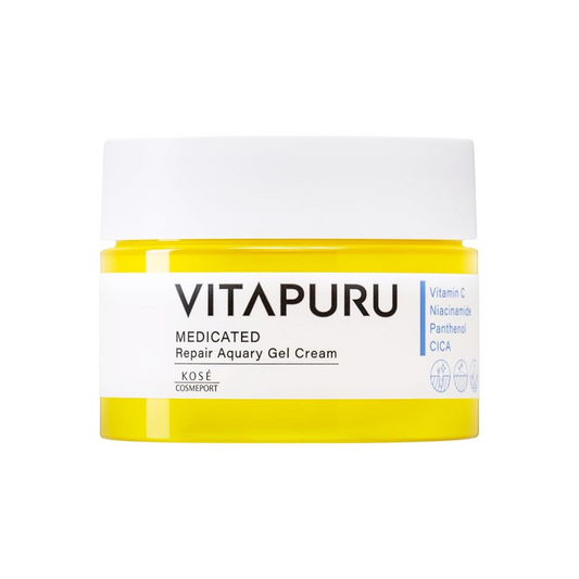 Kose Cosmetics Port [Quasi Drug] Kose Vitaple, Repair, Aquarie, Gel Cream, Hypoallergenic, High Purity, Vitamin C, Lactic Acid Bacteria, Ceramide, Deer, 3.2 oz (90 g)