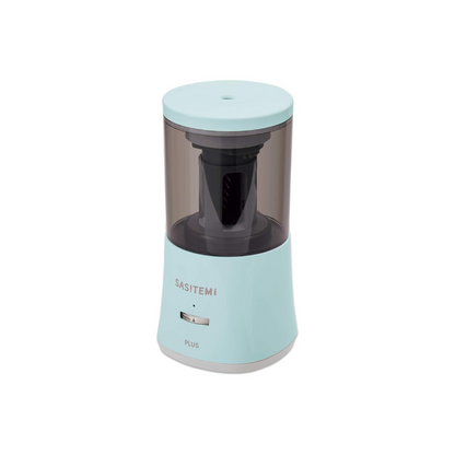 Plus  SASITEMI FS-760 84-017 Electric Pencil Sharpener Plus, Fully Automatic Pencil Sharpener, Color: Blue
