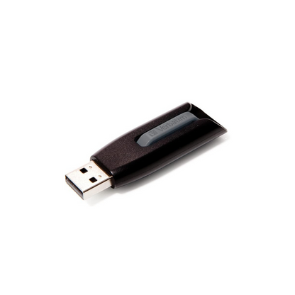 Verbatim 49172 Store'n'Go V3 USB Memory 16GB (Slide Type, Gray)