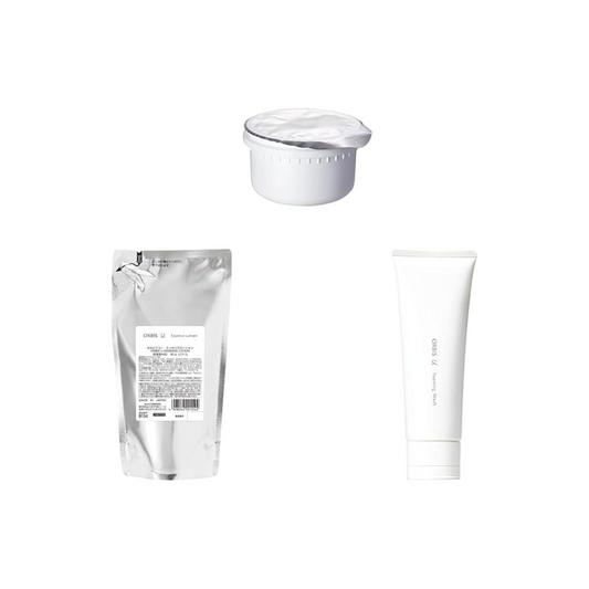 Orbis Quasi-Drug, Orbis You Gel Moisturizer, Refill, 1.8 oz (50 g) + Quasi Drug Essence Lotion Refill, 6.3 fl oz (180 ml) + Quasi Drug, Foaming Wash, Body, 4.2 oz (120 g)