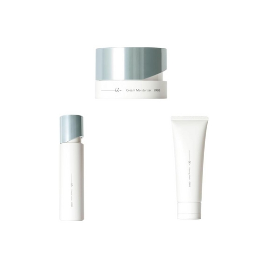 Orbis Quasi-Drug, Orbis Yudot, Cream Moisturizer, Bottled 1.8 oz (50 g) + ORBIS Quasi Drug, Orbis Yudott Essence Lotion, Bottled 6.3 fl oz (180 ml) + ORBIS Quasi-Drug, Orbis Yudot Foaming Wash, 4.2 oz