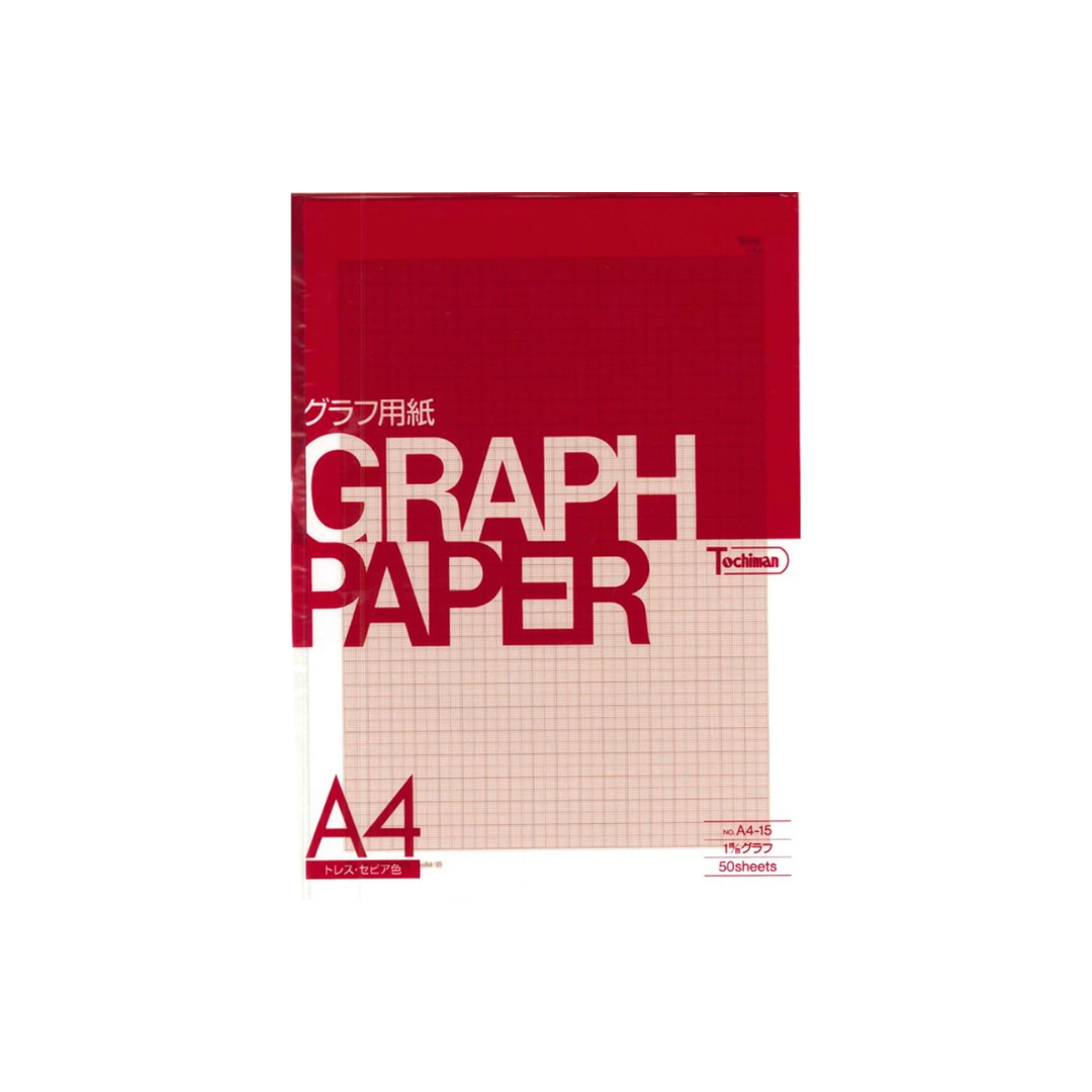 Sakae tekunikarupe-pa- 1 mm Grid Paper by CRE G/M2 A4 50 Sheets Sepia A4 – 15