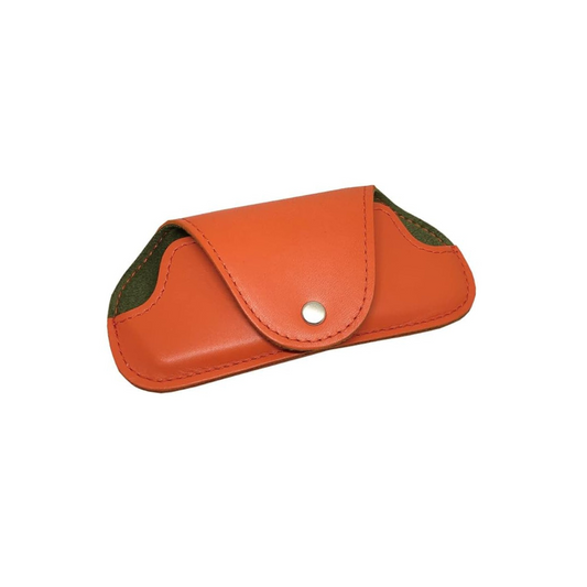SAKAE F-19 TR109 Genuine Leather Glasses Case, Eyeglass Case, Can Store Various Sizes of Glasses