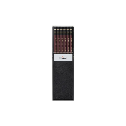 Uni Wooden Pencil, 2H, Box of 12 (HU2H)