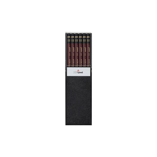 Uni Wooden Pencil, 2H, Box of 12 (HU2H)