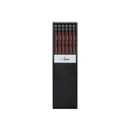 Uni Hi Wooden Pencil - 10B - Box of 12 (HU10B)