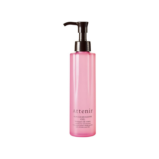 ATTENIR Skin Clear Cleansing Oil, Aroma Type, Bouquet de Rose, 6.9 fl oz (175 ml), Approx. 2 Months Worth, Cleansing Oil, Makeup Remover