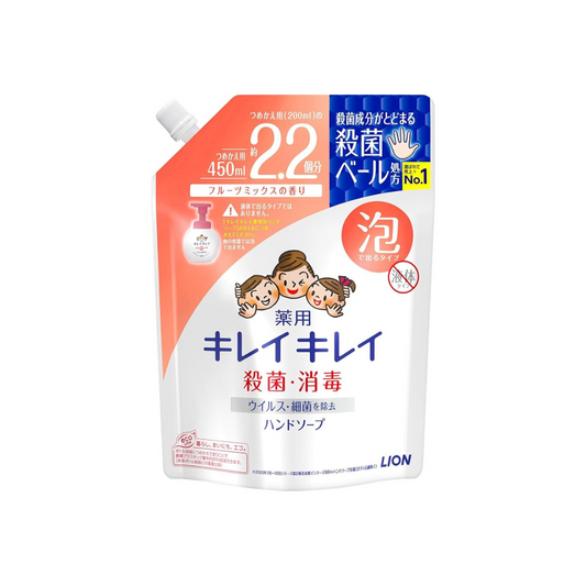 Kirei Kirei Medicated Foaming Hand Soap Refill, Fruits Mix Scent