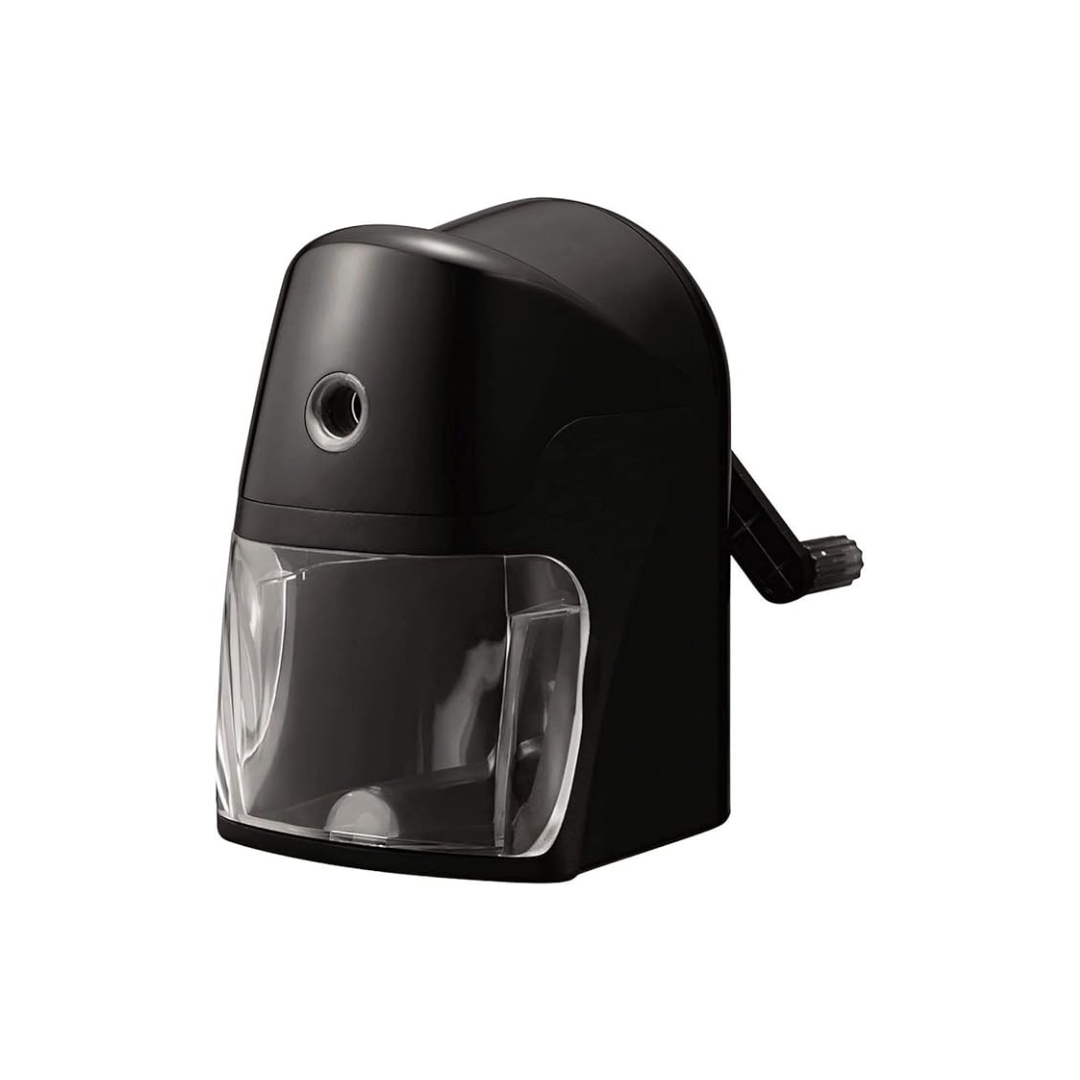 Kutsuwa RS039BK Pencil Sharpener, Super Safe Pencil Sharpener, Black