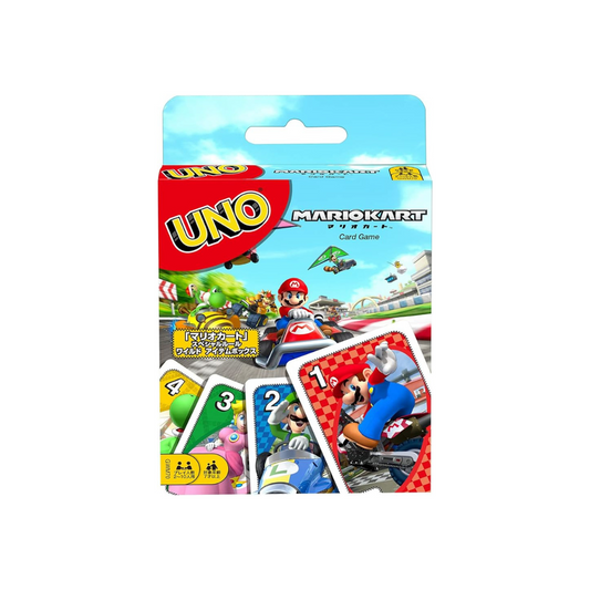 Mattel Game UNO GWM70 MarioKart, Special Rule Card With Wiled Item Boxes (English Language not Guaranteed), Ages 7 and Up