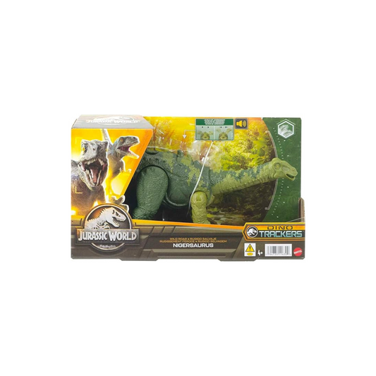 Mattel Jurassic World HLP20 Action Figure, Horu! Nigersaurus, Total Length: Approx. 13.4 inches (34 cm), 4 Years Old and Up