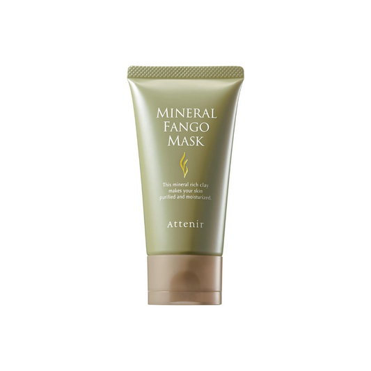 ATTENIR Mineral Fango Mask (2.8 oz (80 g) / Approx. 16 Doses / Faint Herbal Scent) Face Mask, Clay Pack, Pore Care