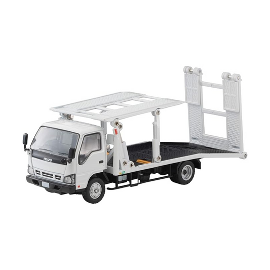 Tomica Limited Vintage Neo 1/64 LV-N191a Isuzu Elf Hanamidai Car Safety Loader Big Wide White Finished Product
